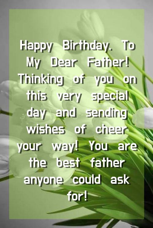 birthday wishes to church father
